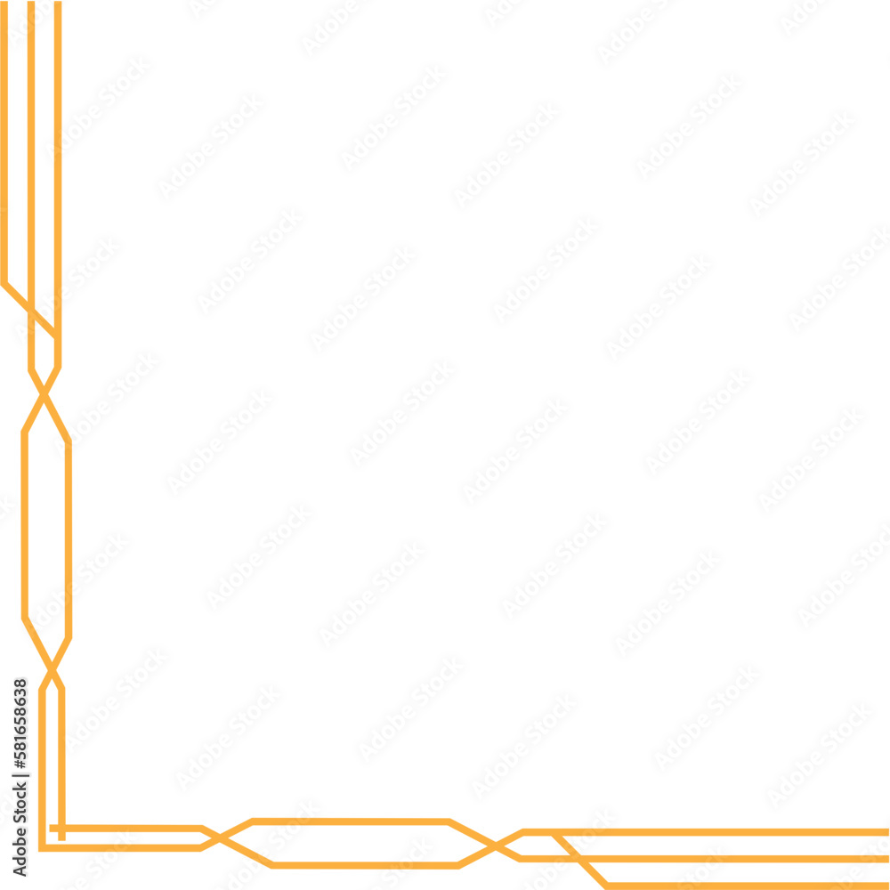 Art Line Border Corner Design Vector Art Line Border Corner Design Vector