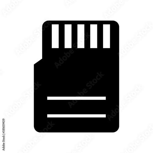 sd card icon or logo isolated sign symbol vector illustration - high quality black style vector icons
