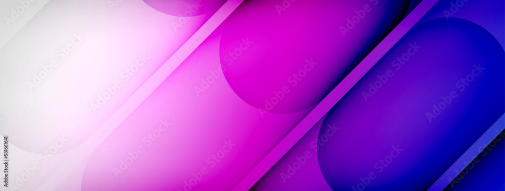 Light geometric abstract background with lines, circles Light geometric abstract background with lines, circles