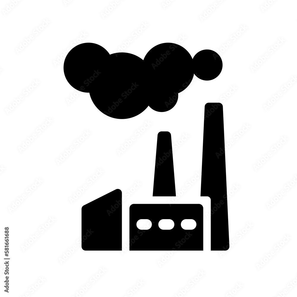 Obraz premium Factory icon template