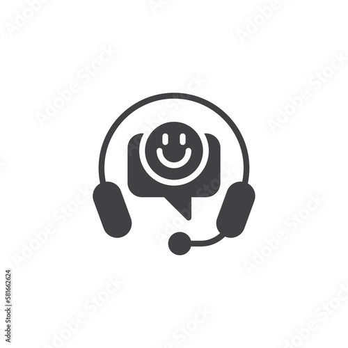 Satisfaction feedback vector icon