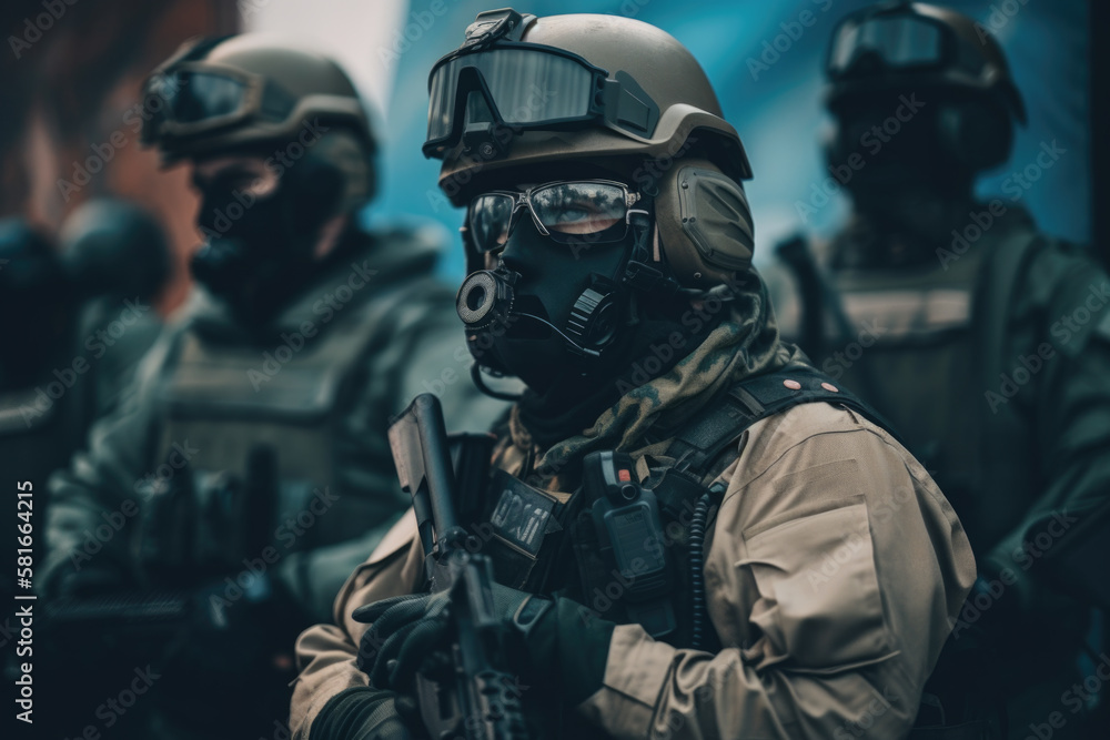 Special Forces Soldiers created with Generative AI Technology, ai, generative Special Forces Soldiers created with Generative AI Technology, ai, generative
