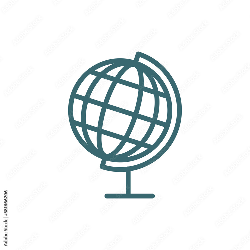 school globe icon. Filled school globe icon from education and science collection. Glyph vector isolated on white background. Editable school globe symbol can be used web and mobile school globe icon. Filled school globe icon from education and science collection. Glyph vector isolated on white background. Editable school globe symbol can be used web and mobile