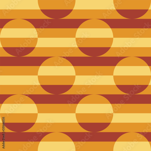 Seamless pattern for decorating any surfaces or things. Geometric abstract ornament.