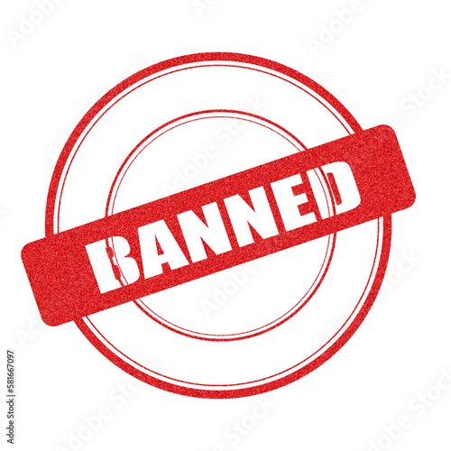 Banned Stamp Vector Art ,rubber stamp illustration showing the text
