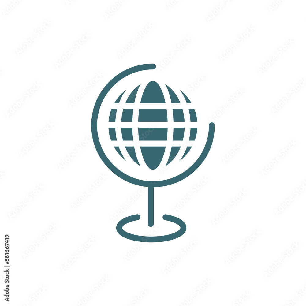 geography icon. Filled geography icon from distance learning collection. Glyph vector isolated on white background. Editable geography symbol can be used web and mobile geography icon. Filled geography icon from distance learning collection. Glyph vector isolated on white background. Editable geography symbol can be used web and mobile