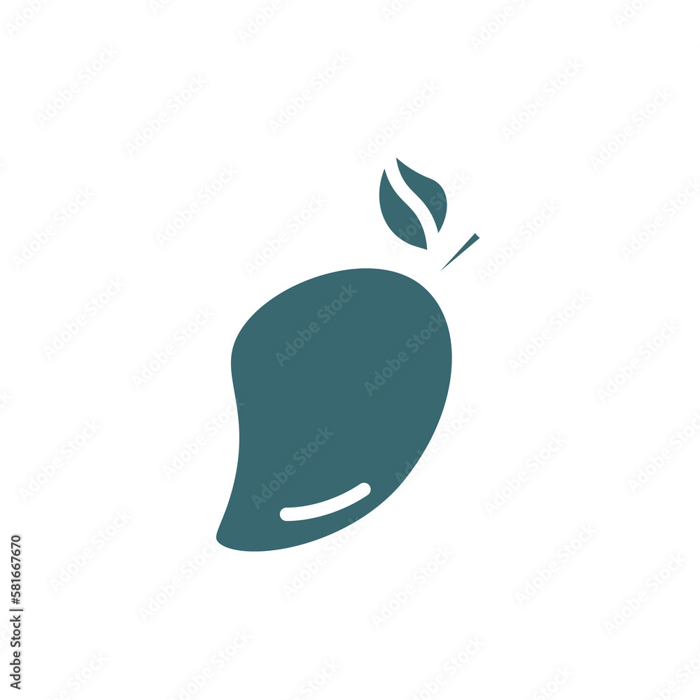 mango icon. Filled mango icon from vegetables and fruits collection. Glyph vector isolated on white background. Editable mango symbol can be used web and mobile mango icon. Filled mango icon from vegetables and fruits collection. Glyph vector isolated on white background. Editable mango symbol can be used web and mobile