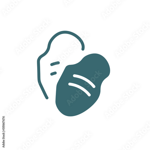 tuber icon. Filled tuber icon from vegetables and fruits collection. Glyph vector isolated on white background. Editable tuber symbol can be used web and mobile