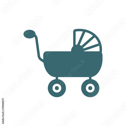 babysitter icon. Filled babysitter icon from transportation collection. Glyph vector isolated on white background. Editable babysitter symbol can be used web and mobile