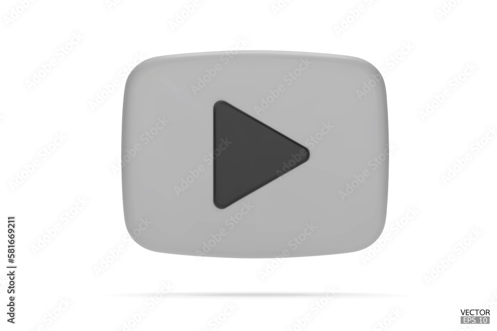 White and Black Video camera icon isolate on white background. 3d Realistic movie icon, play button for the interface of applications and web pages. Video, streaming. 3D vector illustration. White and Black Video camera icon isolate on white background. 3d Realistic movie icon, play button for the interface of applications and web pages. Video, streaming. 3D vector illustration.