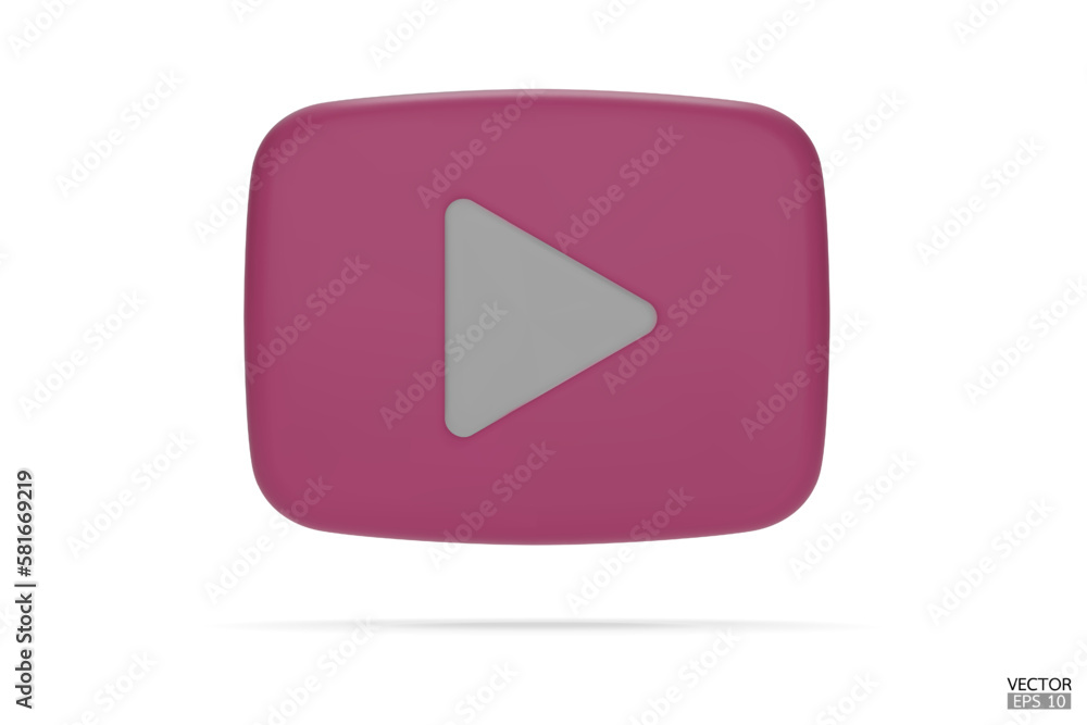 Pink Video camera icon isolate on white background. 3d Realistic movie icon, play button for the interface of applications and web pages. Video, streaming, multimedia concept. 3D vector illustration. Pink Video camera icon isolate on white background. 3d Realistic movie icon, play button for the interface of applications and web pages. Video, streaming, multimedia concept. 3D vector illustration.