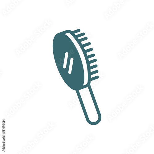 primp icon. Filled primp icon from Hygiene and Sanitation collection. Glyph vector isolated on white background. Editable primp symbol can be used web and mobile
