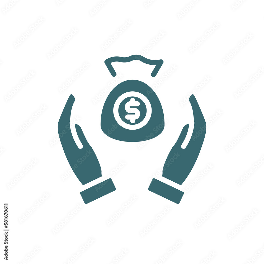 savings icon. Filled savings icon from Insurance and Coverage collection. Glyph vector isolated on white background. Editable savings symbol can be used web and mobile savings icon. Filled savings icon from Insurance and Coverage collection. Glyph vector isolated on white background. Editable savings symbol can be used web and mobile