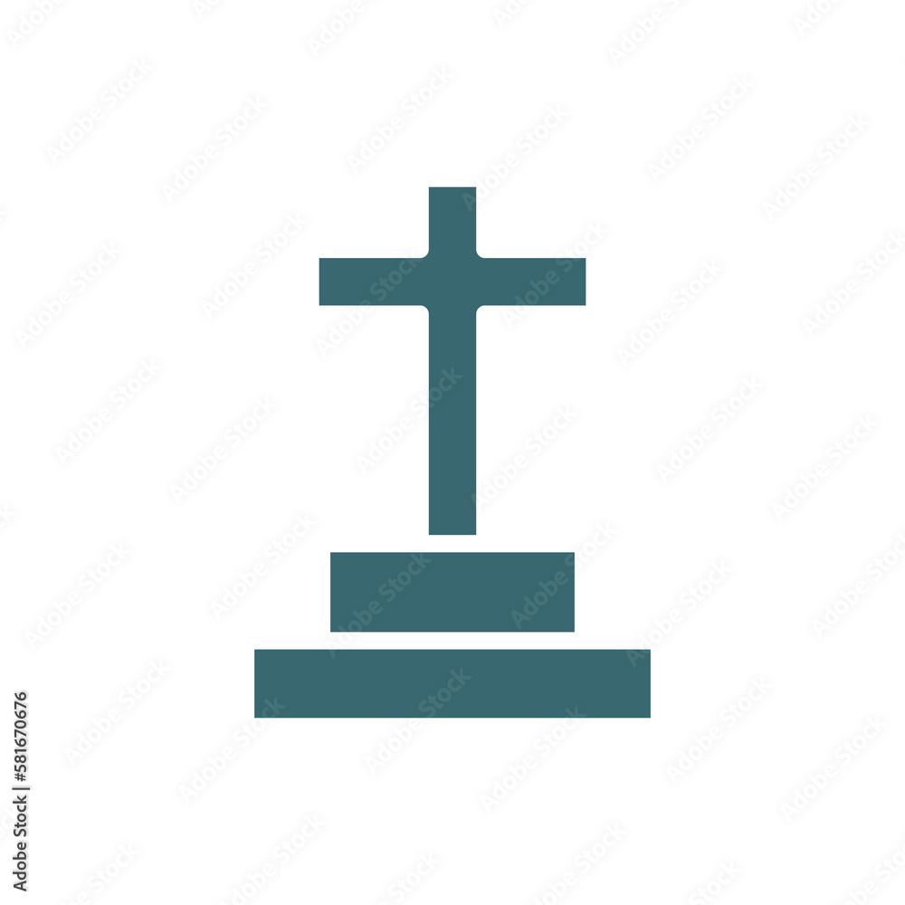 funeral icon. Filled funeral icon from Insurance and Coverage collection. Glyph vector isolated on white background. Editable funeral symbol can be used web and mobile