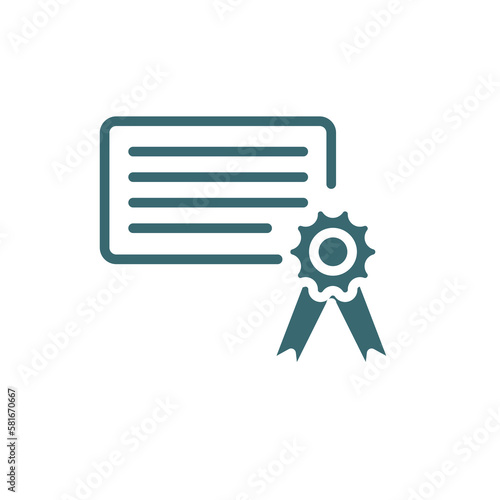 license icon. Filled license icon from Insurance and Coverage collection. Glyph vector isolated on white background. Editable license symbol can be used web and mobile