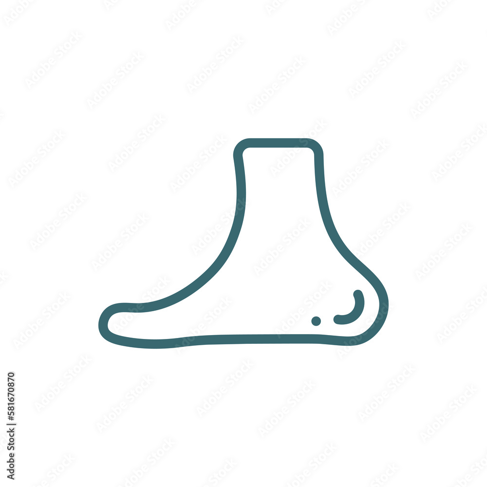 ankle icon. Filled ankle icon from sport and game collection. Glyph vector isolated on white background. Editable ankle symbol can be used web and mobile ankle icon. Filled ankle icon from sport and game collection. Glyph vector isolated on white background. Editable ankle symbol can be used web and mobile