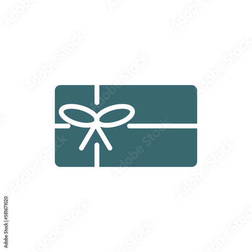 gift voucher icon. Filled gift voucher icon from startup and success collection. Glyph vector isolated on white background. Editable gift voucher symbol can be used web and mobile