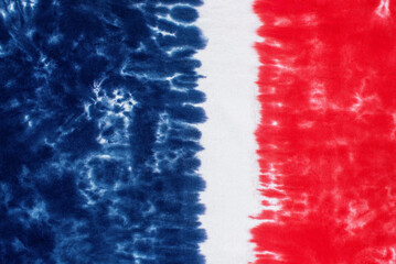 tie dye pattern hand dyed on cotton fabric abstract texture background.