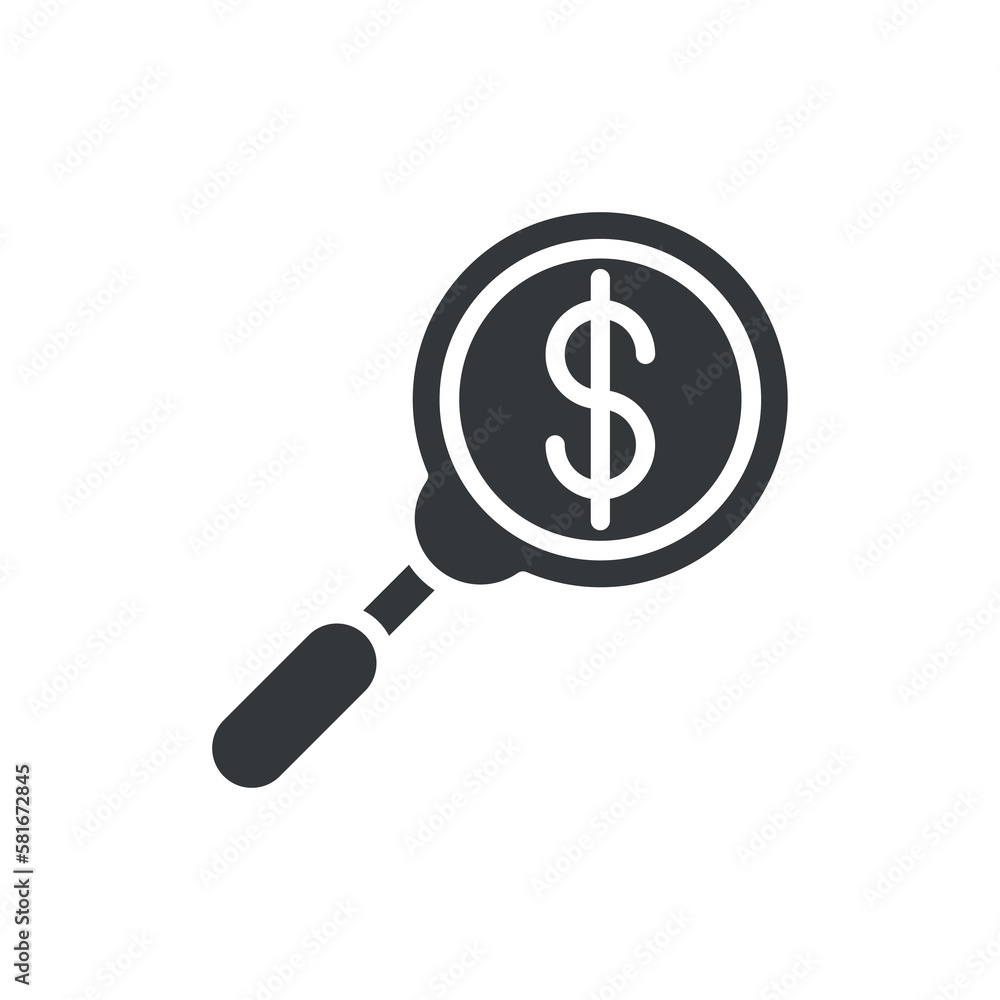 money finder icon.filled money finder icon from business collection. flat glyph vector isolated on white background. Editable money finder symbol can be used web and mobile money finder icon.filled money finder icon from business collection. flat glyph vector isolated on white background. Editable money finder symbol can be used web and mobile