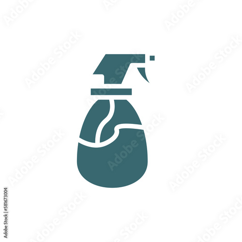 wiping sprayer icon. filled wiping sprayer, vacuum icon from cleaning collection. flat glyph vector isolated on white background. Editable wiping sprayer symbol can be used web and mobile