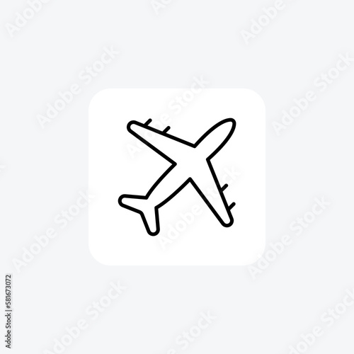 Airoplan, airpot fully editable vector icon

 photo