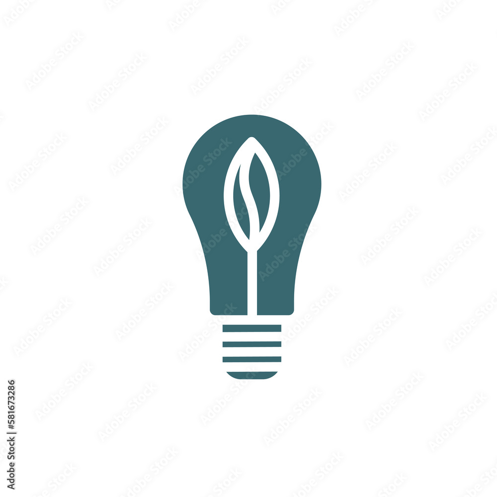 eco light icon. Filled eco light, energy icon from ecology collection. Flat glyph vector isolated on white background. Editable eco light symbol can be used web and mobile eco light icon. Filled eco light, energy icon from ecology collection. Flat glyph vector isolated on white background. Editable eco light symbol can be used web and mobile