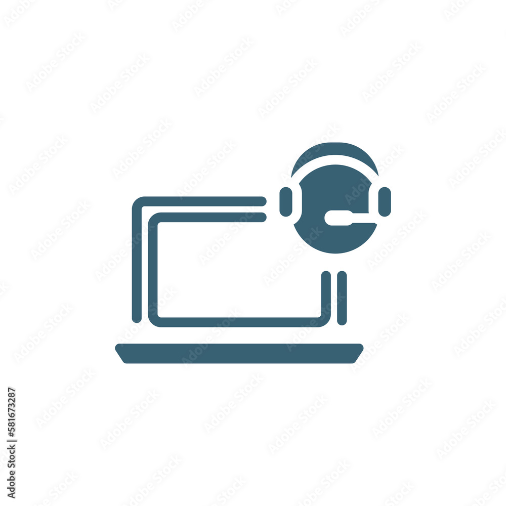 online support icons. Filled online support, call icon from computer and tech collection. Flat glyph vector isolated on white background. Editable online support symbol can be used web and mobile online support icons. Filled online support, call icon from computer and tech collection. Flat glyph vector isolated on white background. Editable online support symbol can be used web and mobile