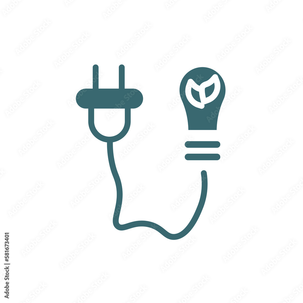 eco power icon. Filled eco power, global icon from ecology collection. Flat glyph vector isolated on white background. Editable eco power symbol can be used web and mobile eco power icon. Filled eco power, global icon from ecology collection. Flat glyph vector isolated on white background. Editable eco power symbol can be used web and mobile