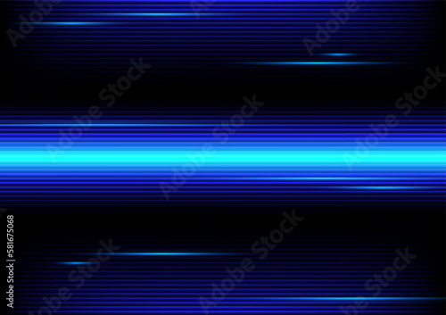 Abstract futuristic background with glowing light effect. Digital Technology concept. Vector illustration.