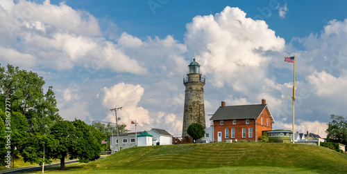 Fairport Marine Museum and Lighthouse in Ohio was built in 1871.