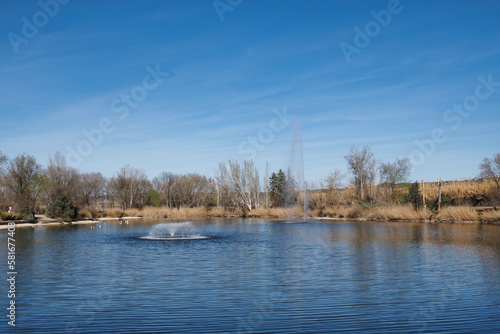 Enrique Tierno Galván Park in San Martín de la Vega, Madrid, madrid