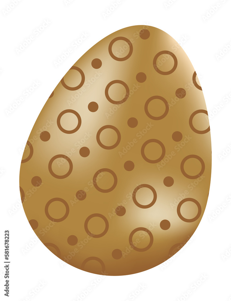 Luxury 3D gold easter egg Luxury 3D gold easter egg