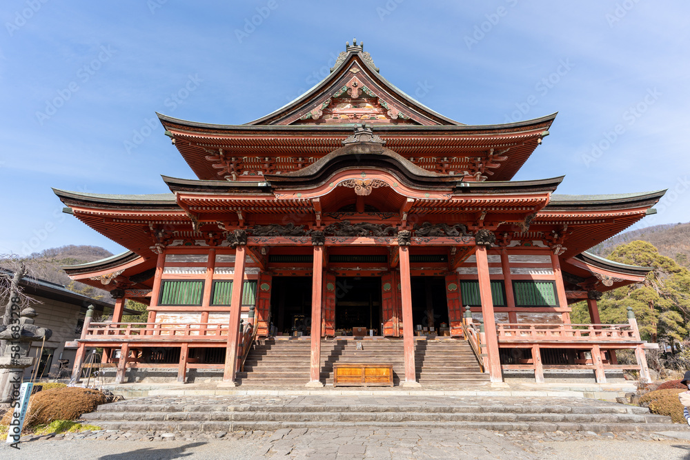 Obraz premium 善光寺 山梨 甲府 ３