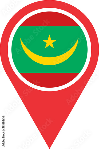 Mauritania flag pin map 2023031390 Free Download Mauritania flag pin map 2023031390 - GFXLoad