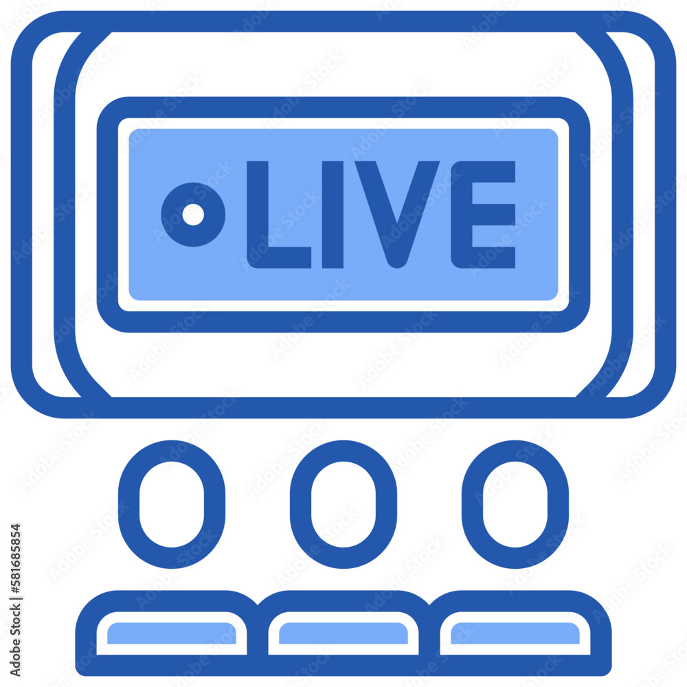 Viewer line icon,linear,outline,graphic,illustration Viewer line icon,linear,outline,graphic,illustration