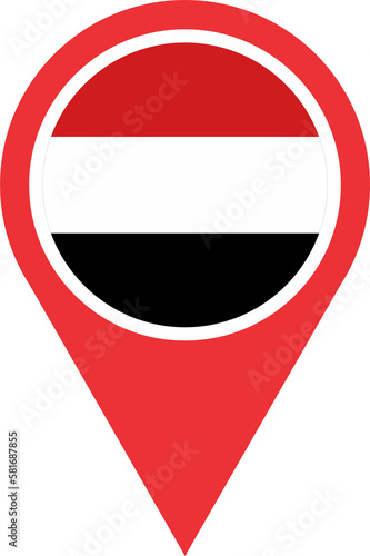 Yemen flag pin map 2023031394 Free Download Yemen flag pin map 2023031394 - GFXLoad