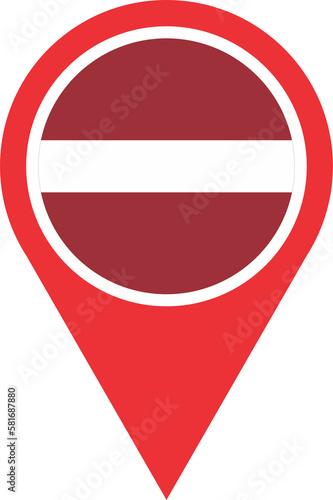 Latvia flag pin map 20230313100 Free Download Latvia flag pin map 20230313100 - GFXLoad