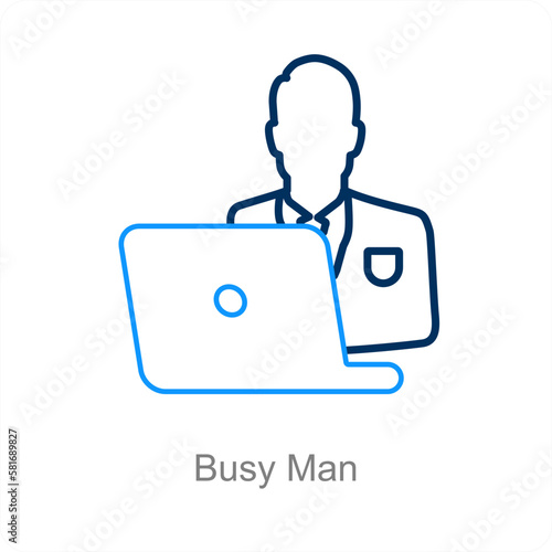 Busy man