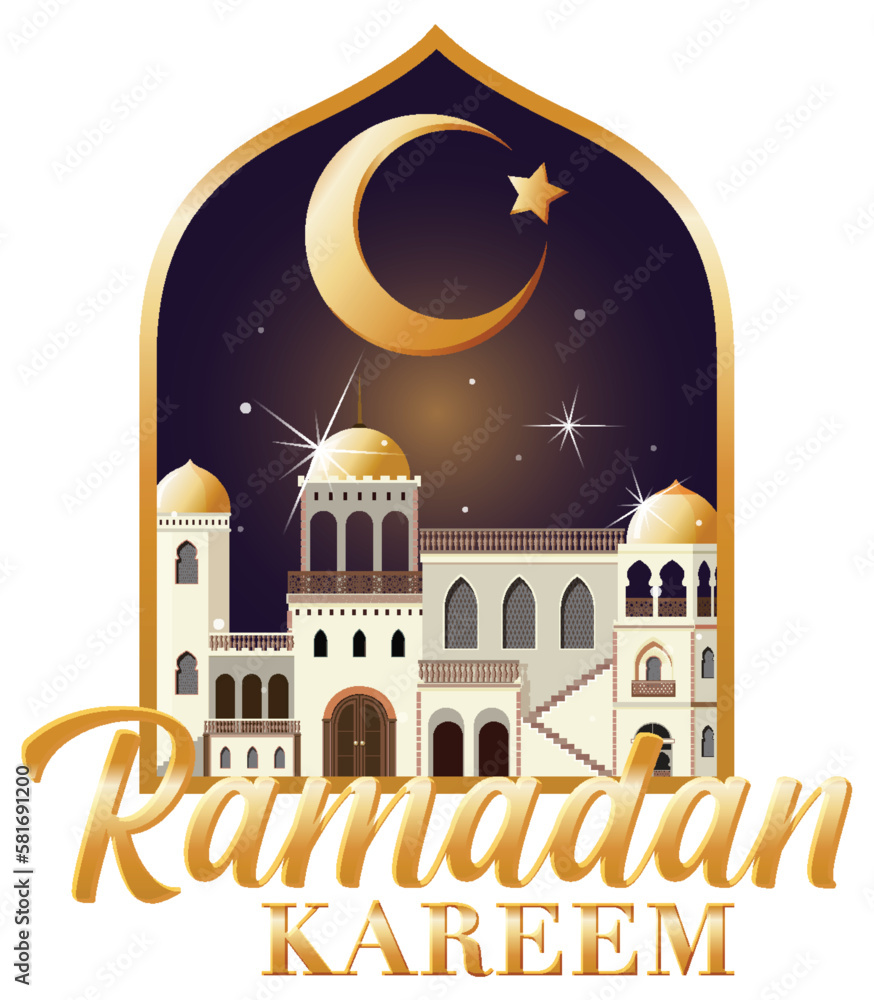 Ramadan Kareem Poster Vector