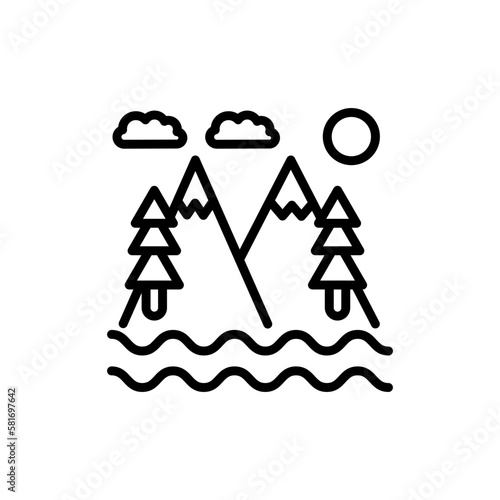 Travel Photography icon in vector. Illustration