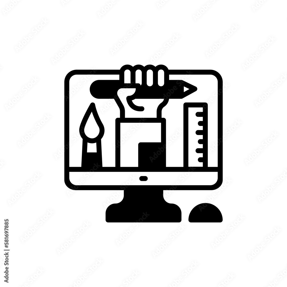 Designing Skills icon in vector. Illustration Designing Skills icon in vector. Illustration