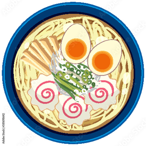 Japanese Ramen Noodles Bowl