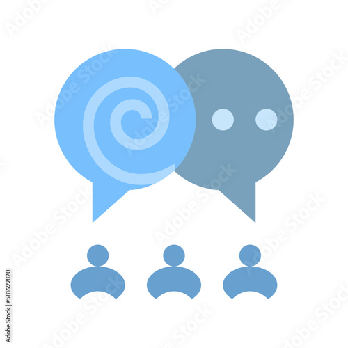 talking