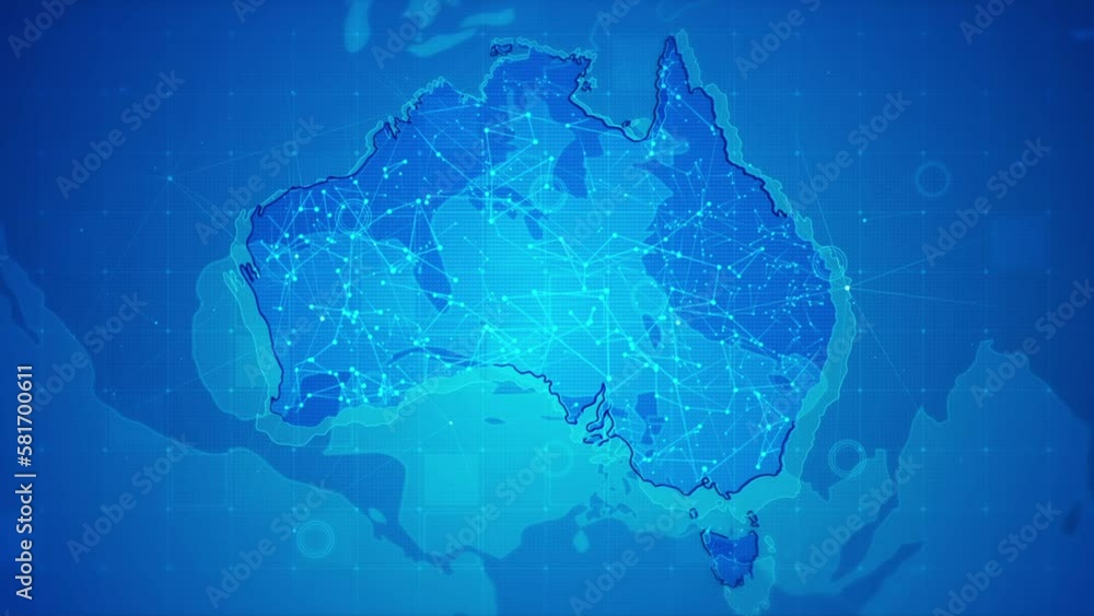 Australia Map Digital Business Network Australia Map Digital Business Network