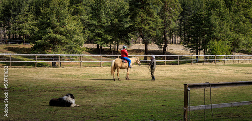 Horse riding in Plana mountain, Bulgaria