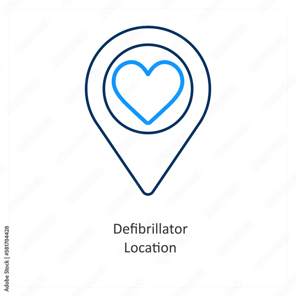 defibrillator location