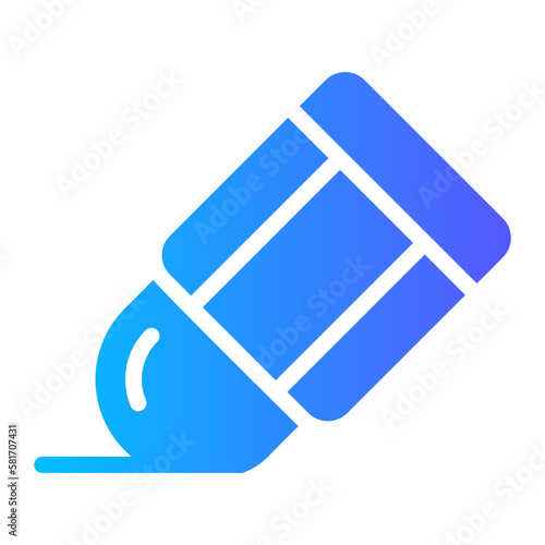 eraser gradient icon