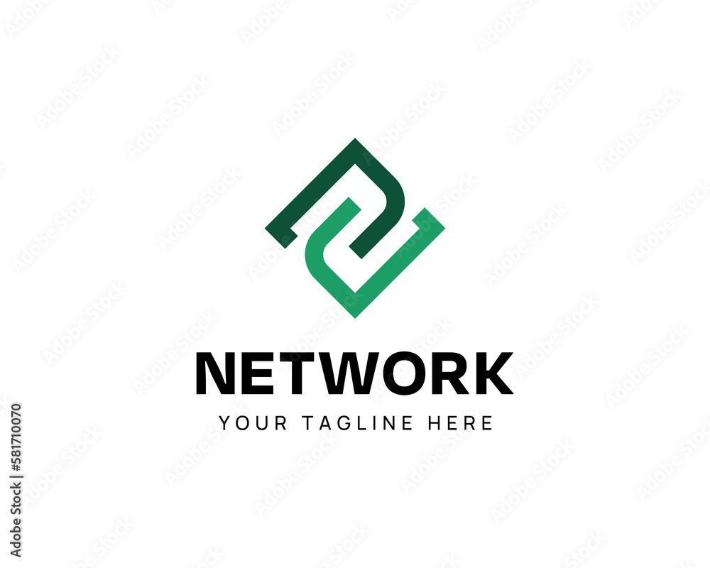 Abstract and Minimalist N Letter Logo Design Abstract and Minimalist N Letter Logo Design