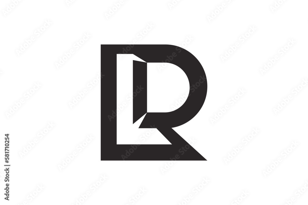 LR logo design concept LR logo design concept