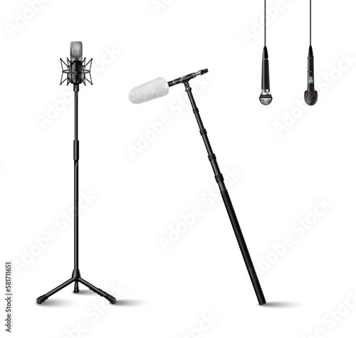 Microphones Realistic Set